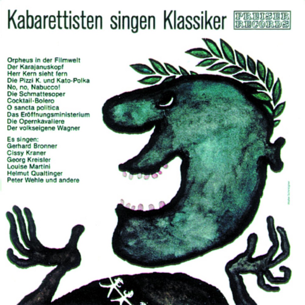 Обложка альбома «Kabarettisten Singen Klassiker» — Gerhard Bronner
