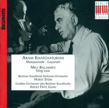 Masquerade by Rundfunk-Sinfonieorchester Berlin & Horst Stein — cover art