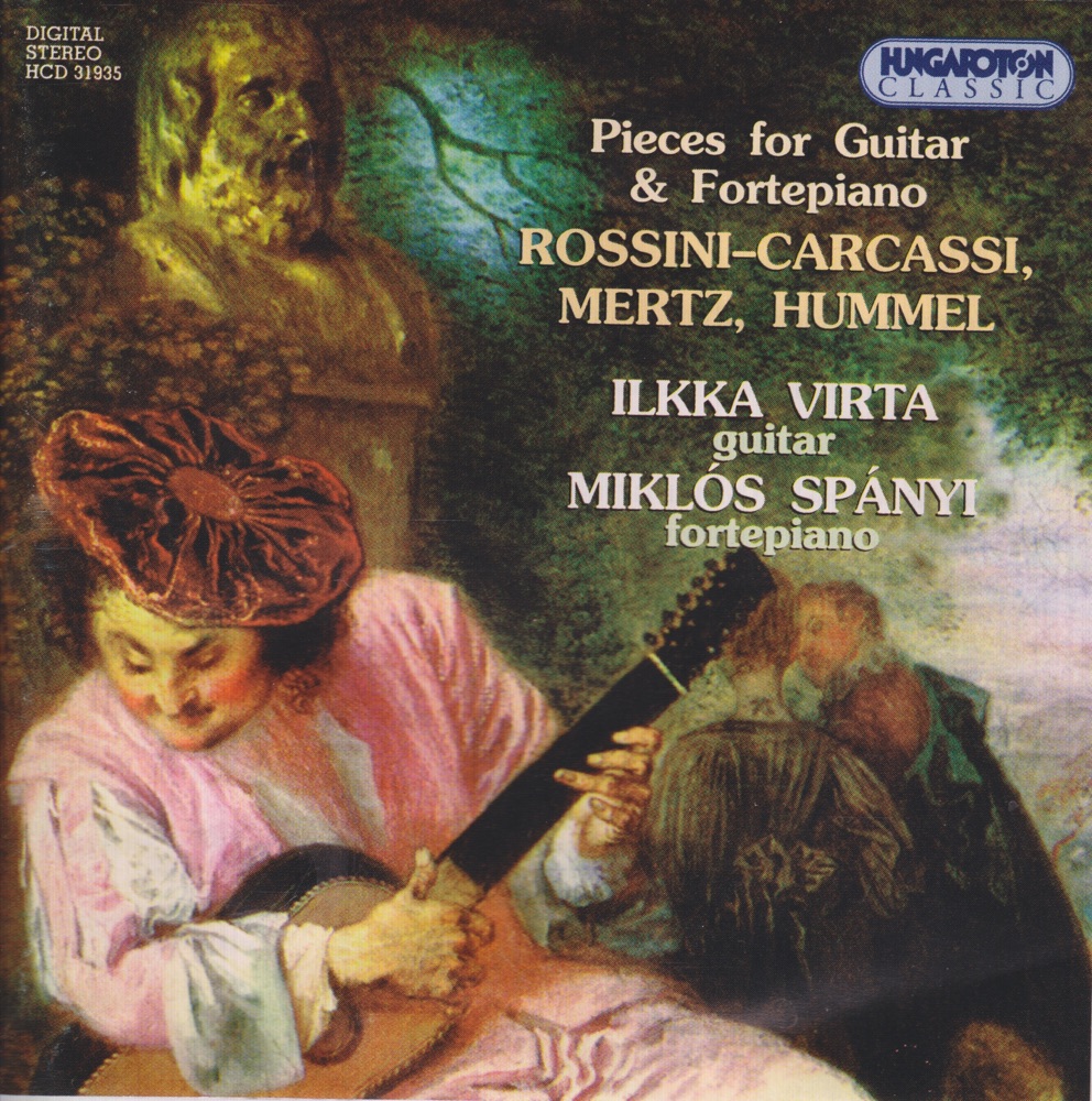 Обложка альбома «Pieces for Guitar and Fortepiano» — Ilkka Virta & Miklós Spányi
