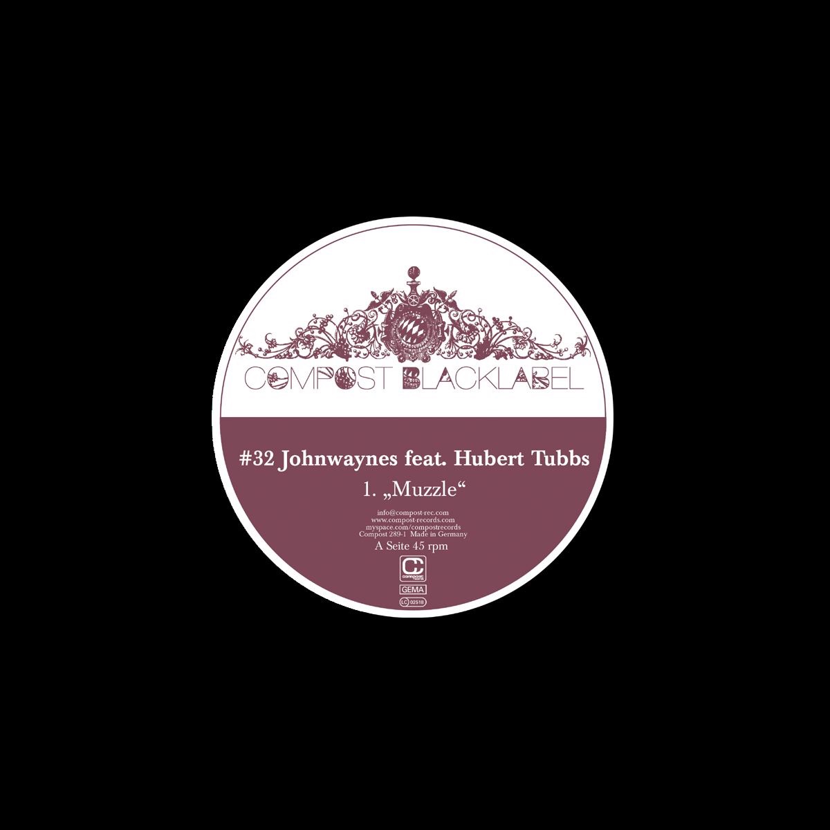 Compost Black Label #32 (feat. Hubert Tubbs) - EP by Johnwaynes album cover