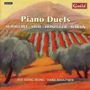 Piano Duets By Liste, Honegger, Schaeuble, Martin