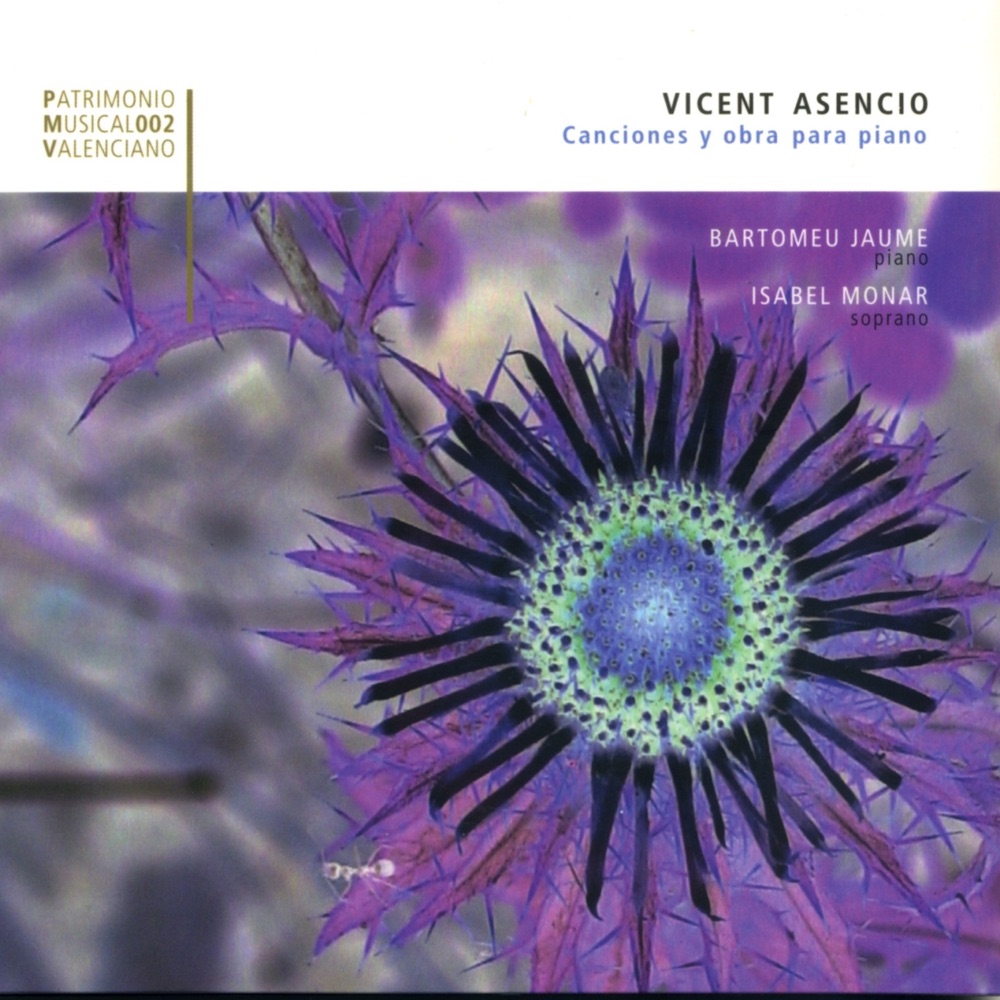 Обложка альбома «Vicent Asencio» — Isabel Monar
