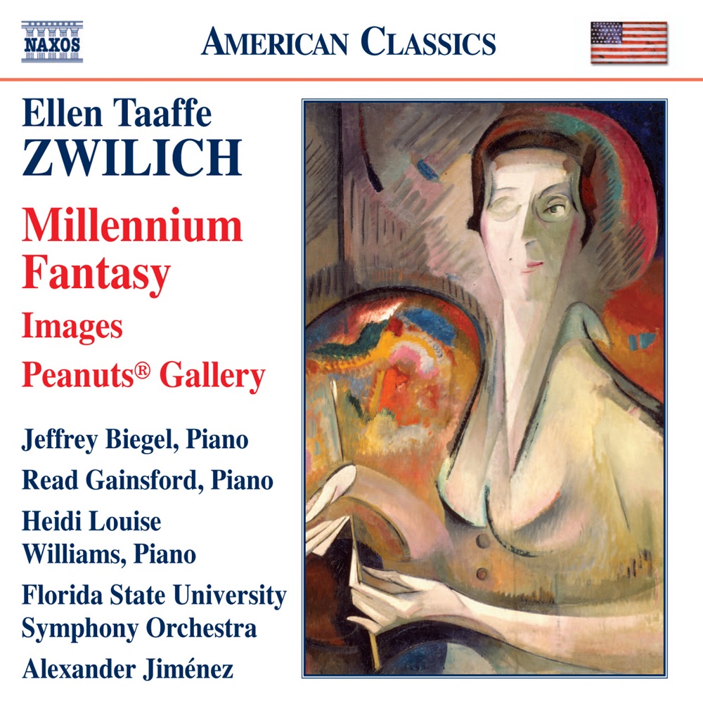 Обложка альбома «Zwilich: Millennium Fantasy - Images - Peanuts Gallery» — Alexander Jiménez, Jeffrey Biegel, Florida State University Symphony Orchestra, Heidi Louise Williams & Read Gainsford