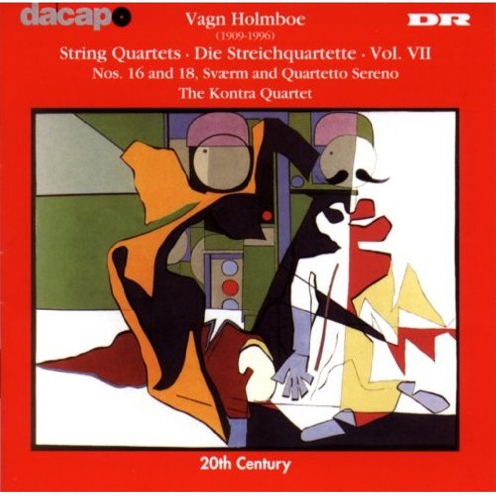 Обложка альбома «Holmboe: String Quartets Nos. 7, 8 and 9» — Kontra Quartet