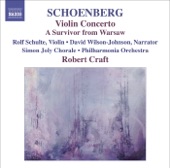 Schoenberg: Violin Concerto, Ode to Napoleon, A Survivor from Warsaw artwork