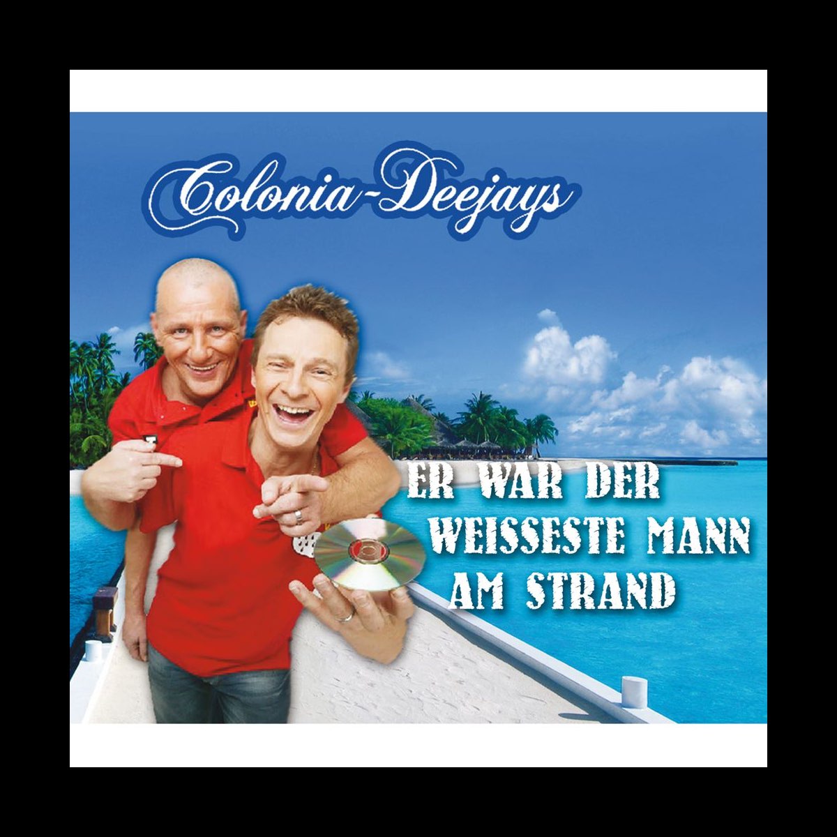Paveier Der Weißeste Mann Am Strand