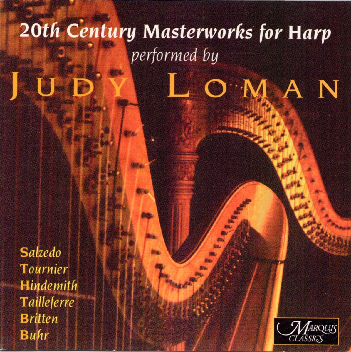 Judy Loman: 20th Century Masterworks for Harp cover art