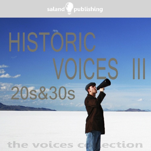 Historic Voices III: 20s & 30s (Unabridged Nonfiction) cover