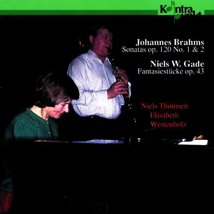 Обложка альбома «Brahms & Gade: Clarinet Sonatas» — Elisabeth Westenholz & Niels Thomsen
