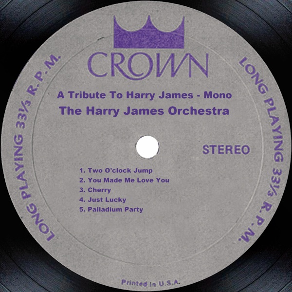 A Tribute to Harry James - Mono