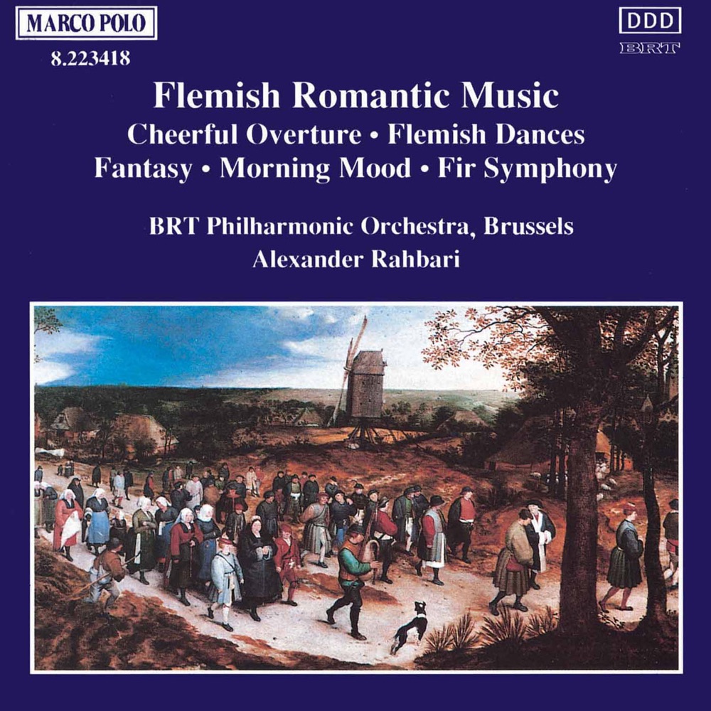 Обложка альбома «Flemish Romantic Music» — Alexander Rahbari & Belgian Radio and Television Philharmonic Orchestra