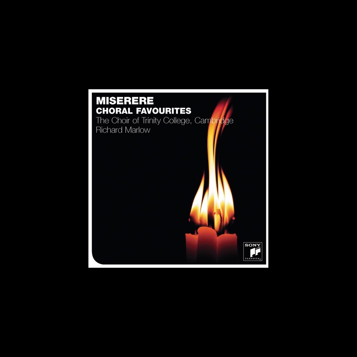 ‎Miserere Choral Favourites Album by The Choir of Trinity College