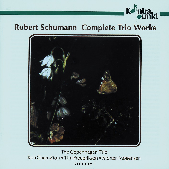 Обложка альбома «Schumann: Complete Trio Works, Vol. 1» — The Copenhagen Trio, Søren Elbæk, Morten Mogensen & Troels Svane
