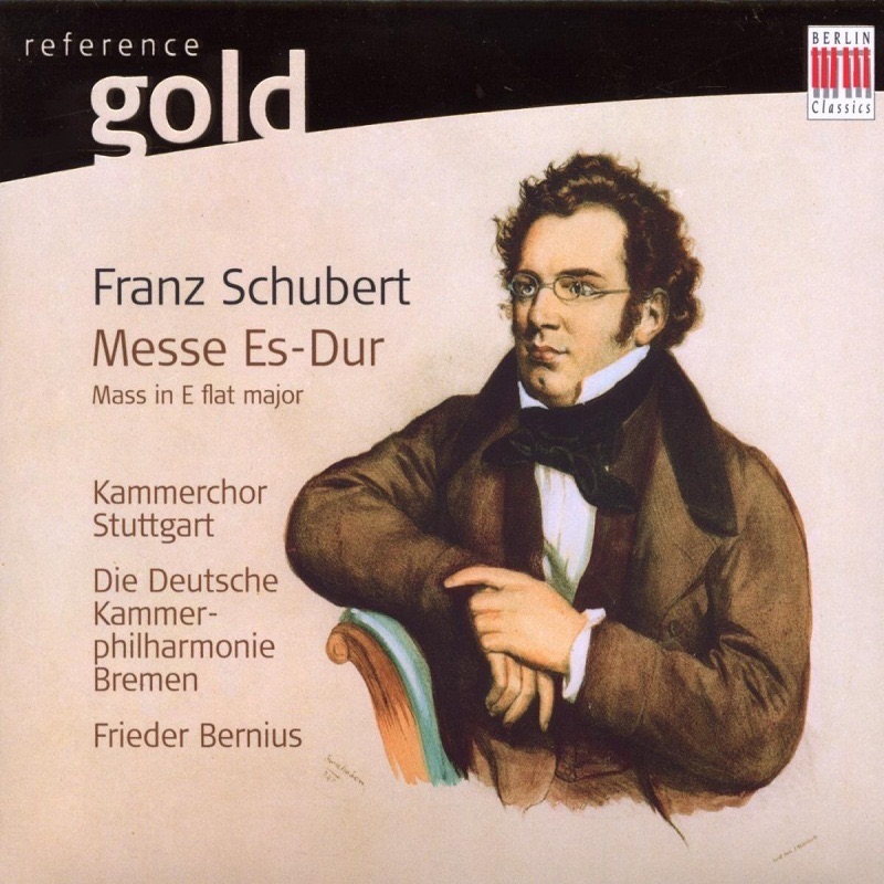Обложка альбома «Schubert: Mass No. 6, D. 950» — The Deutsche Kammerphilharmonie Bremen, Frieder Bernius, Stuttgart Chamber Choir, Peter Grönlund, Christoph Prégardien, Cornelius Hauptmann, Soile Isokoski & Martina Borst