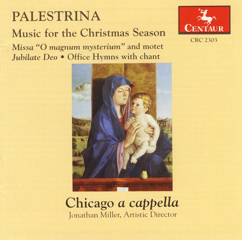 Обложка альбома «Palestrina: Music for the Christmas Season» — Chicago a cappella