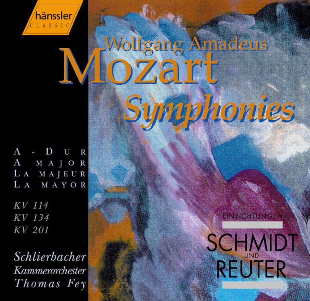 Обложка альбома «Mozart: Symphonies Nos. 14, 21, and 29» — Schlierbacher Chamber Orchestra & Thomas Fey