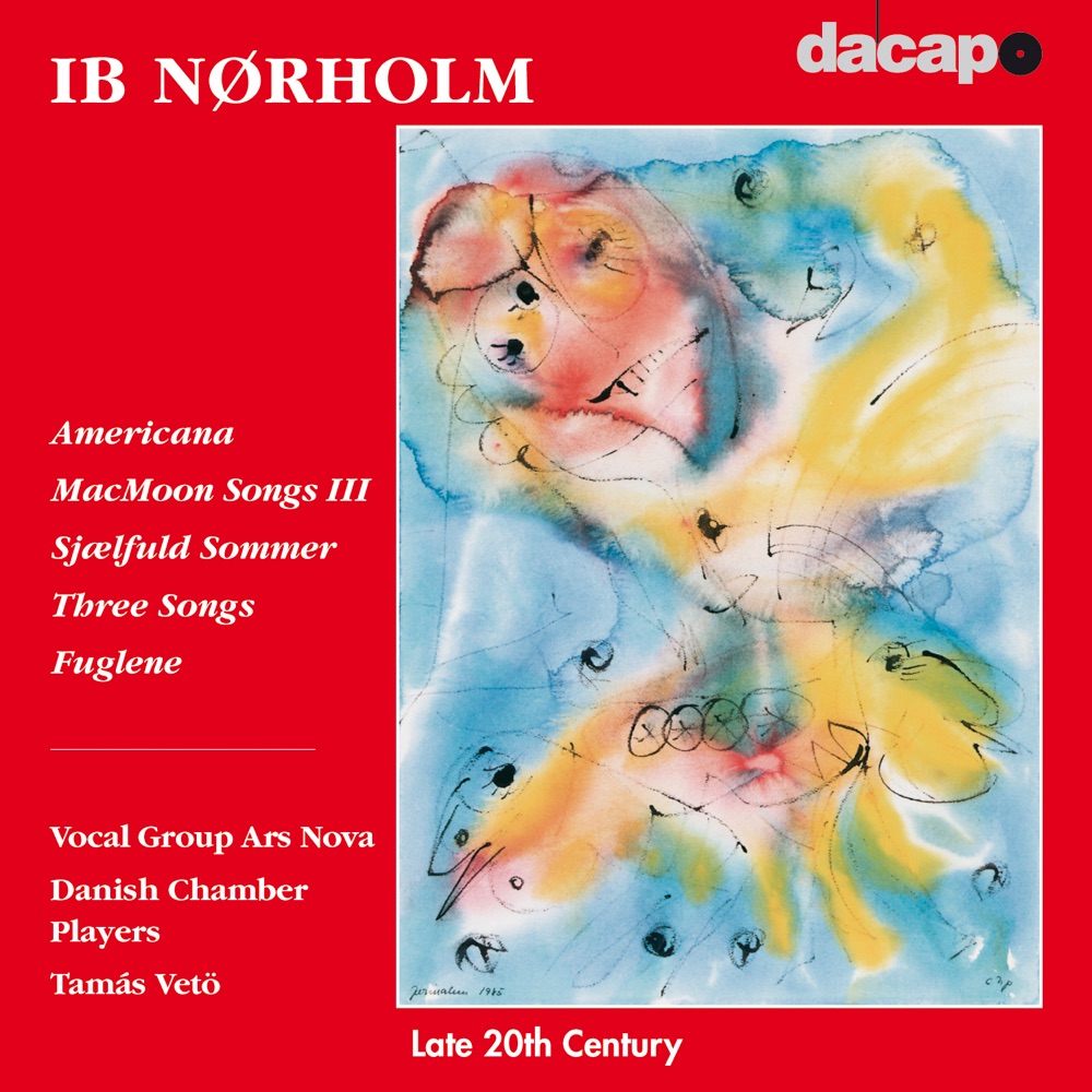 Обложка альбома «Norholm: Americana - Macmoon Songs - Fuglene» — Ars Nova, Tamas Veto & Danish Chamber Players