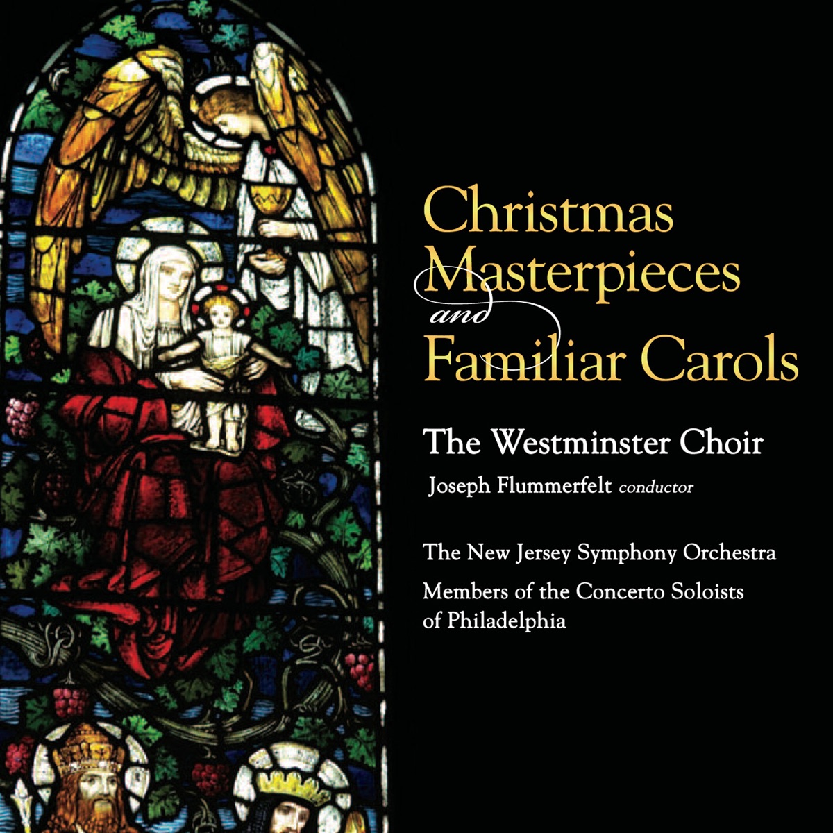 Christmas Masterpieces and Familiar Carols cover art