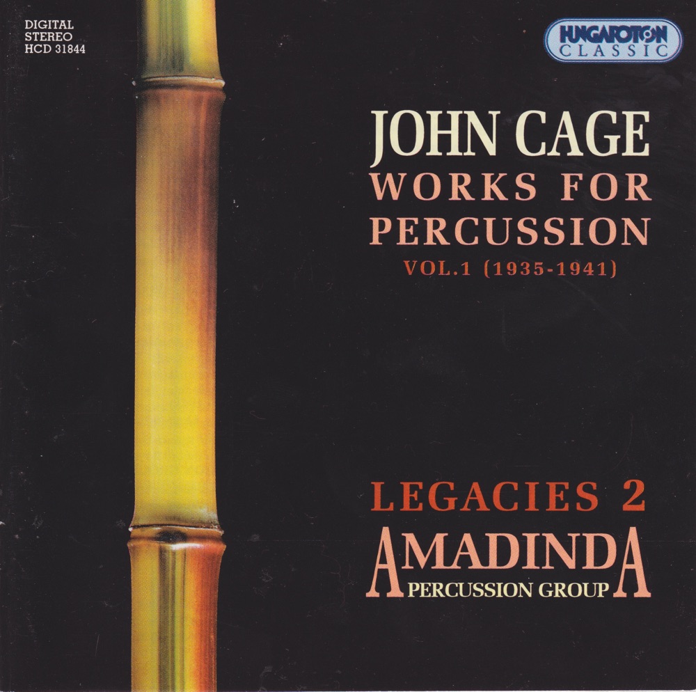 Обложка альбома «Music For Percission» — Amadinda Percussion Group