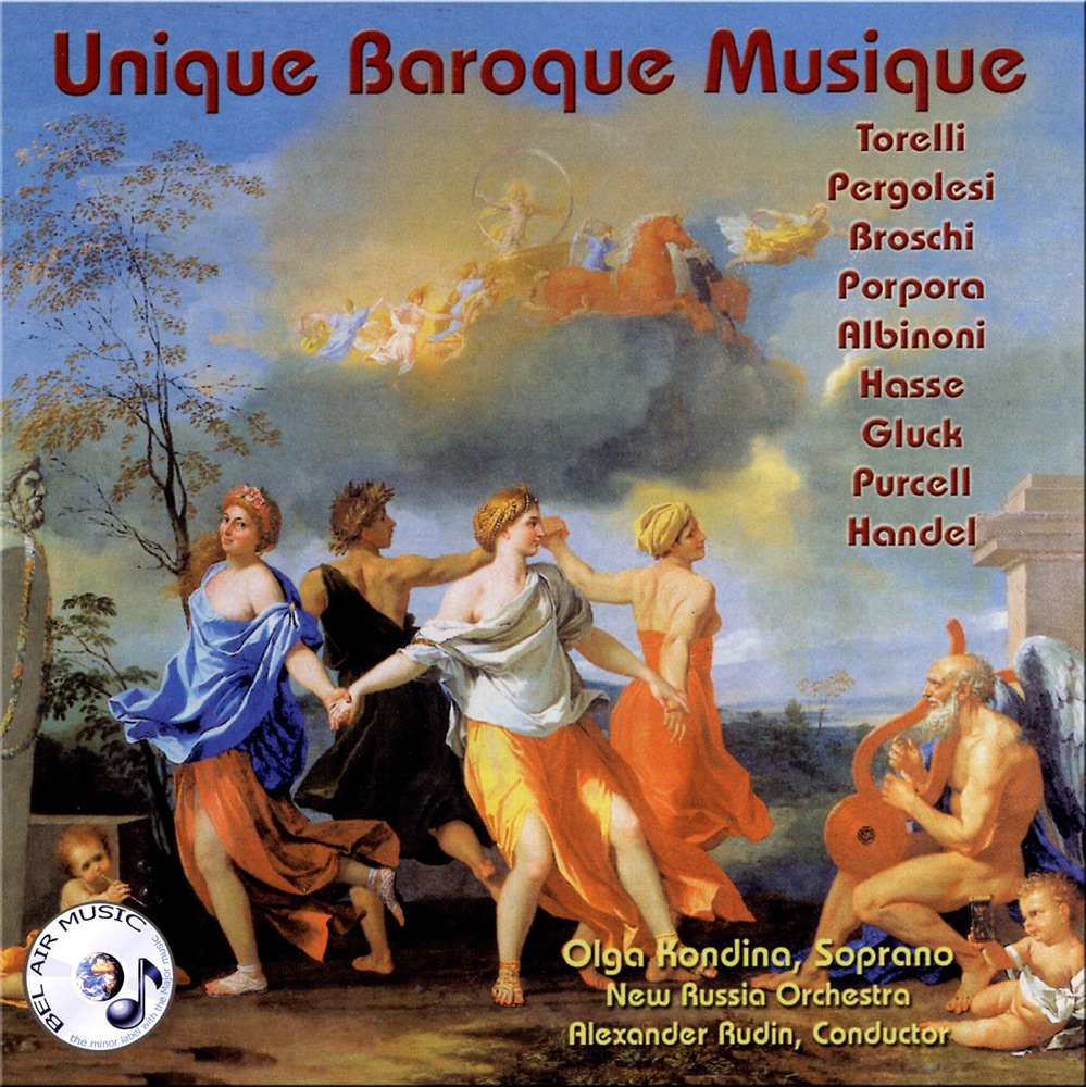 Обложка альбома «Unique Baroque Musique» — Alexander Rudin, New Russia Chamber Orchestra & Olga Kondina