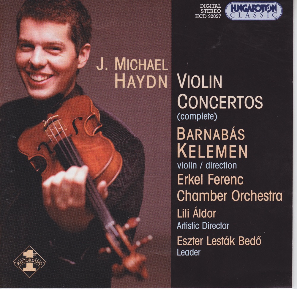 Обложка альбома «Violin Concertos» — Barnabás Kelemen