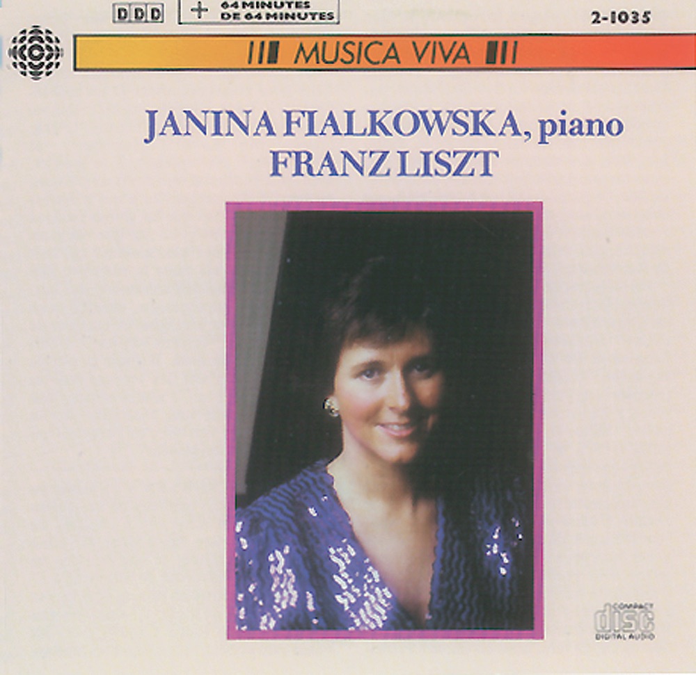 Обложка альбома «Liszt: Piano Works Played By Flalkowska» — Janina Fialkowska