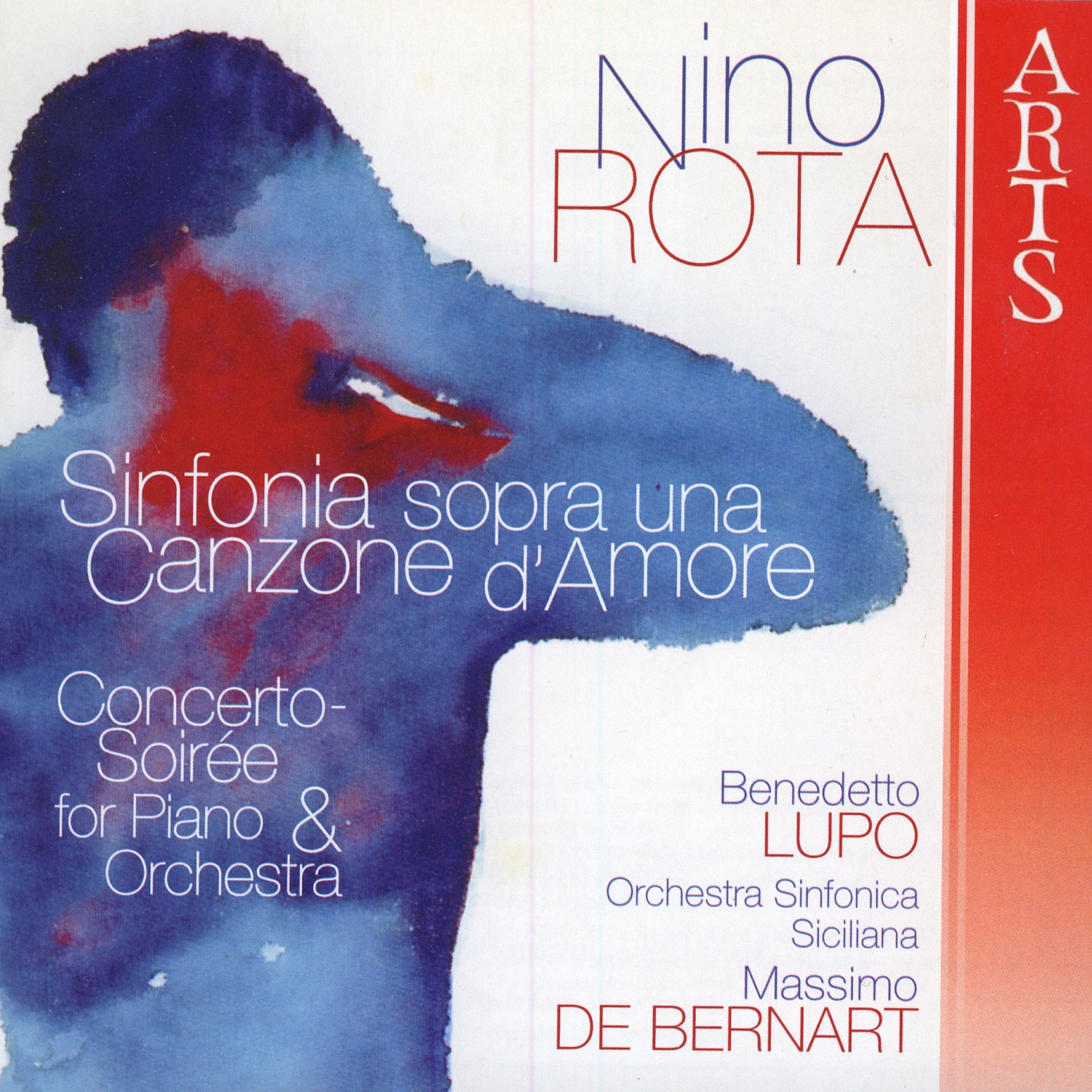 Nino Rota: Sinfonia Sopra una Canzone D'Amore / Concerto-Soirée for Piano and Orchestra by Massimo De Bernart & Orchestra Sinfonica Siciliana album cover
