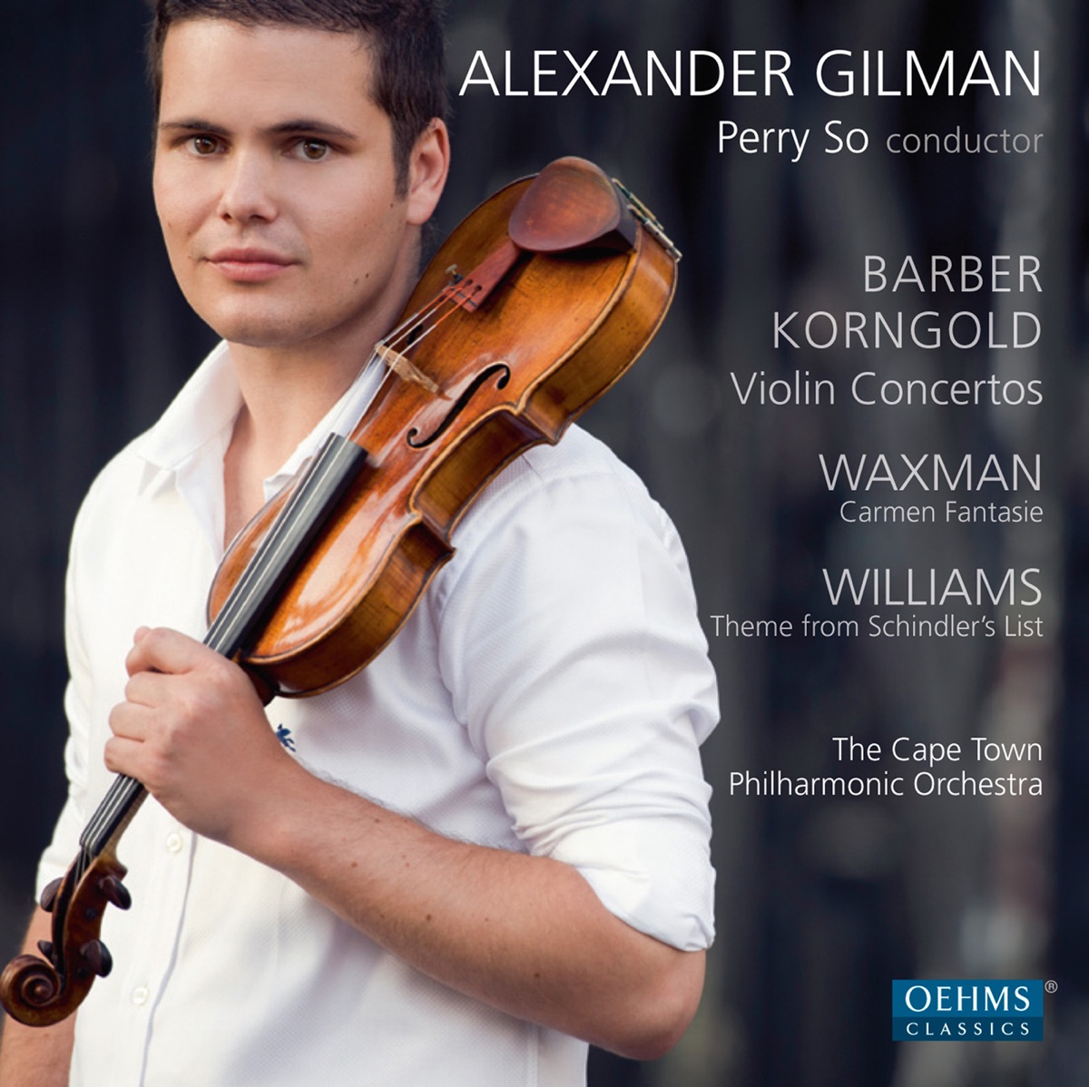 Pochette Barber & Korngold: Violin Concertos / Waxman: Carmen Fantasie / Williams: Theme from Schindler's List