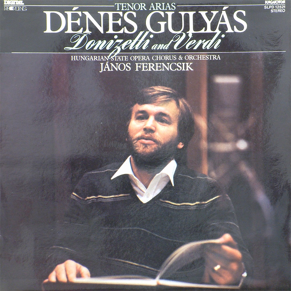 Обложка альбома «Tenor Arias - Donizetti, Verdi» — Dénes Gulyás