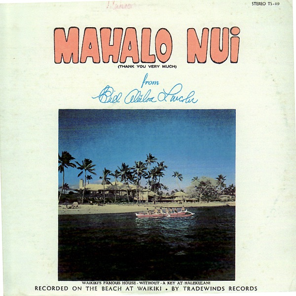 Cover of Mahalo Nui - Thank You Very Much