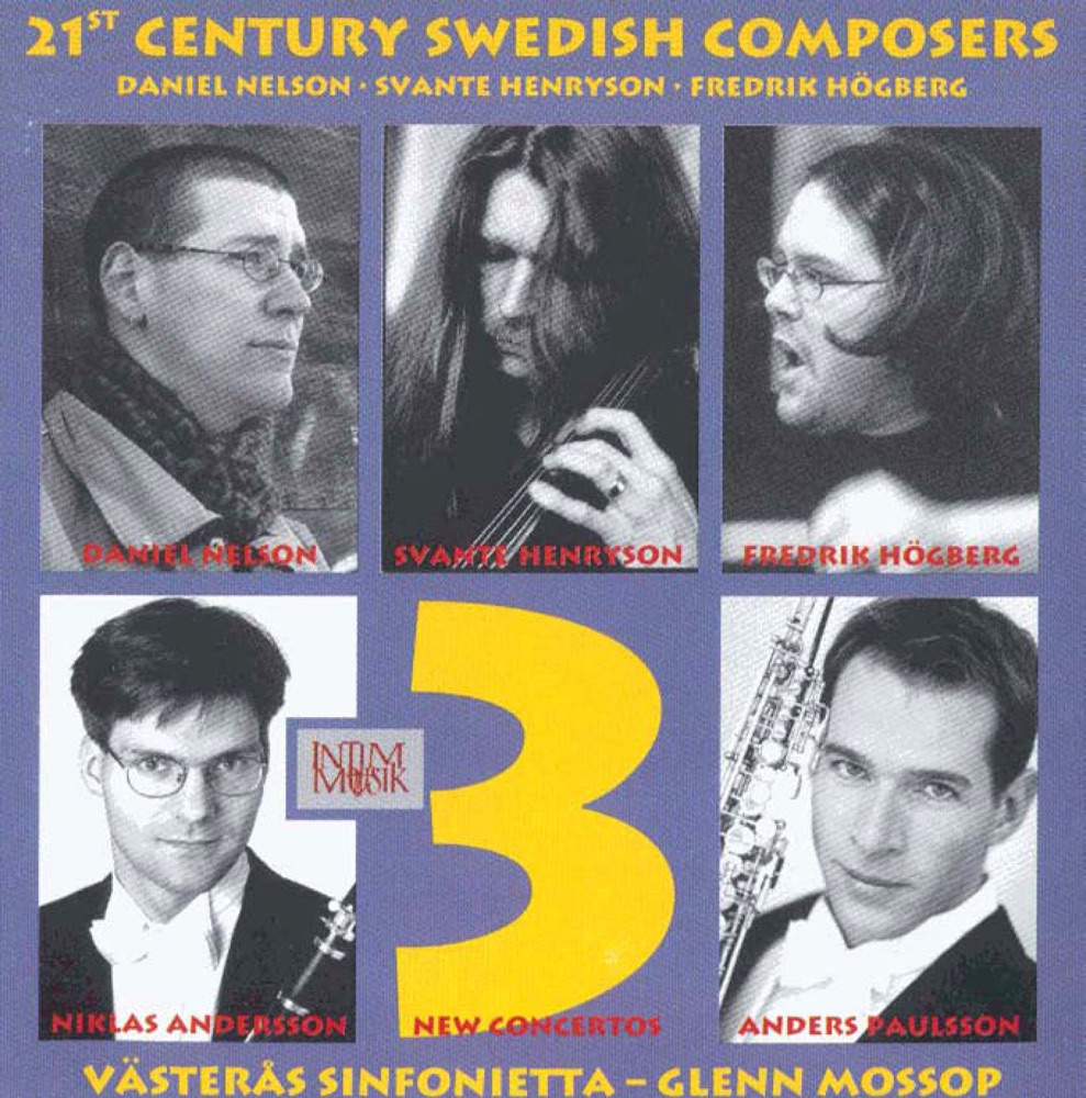 Обложка альбома «21st Century Swedish Composers» — Niklas Andersson, Västerås Sinfonietta, Glenn Mossop, Svante Henryson, Lennart Simonsson, Jonas Sjöblom, Sven Lindvall & Anders Paulsson