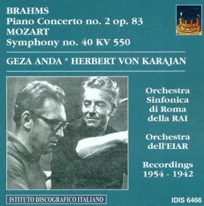 Mozart, W.A.: Piano Concerto No. 2 - Symphony No. 40 (Anda) (1942, 1954)