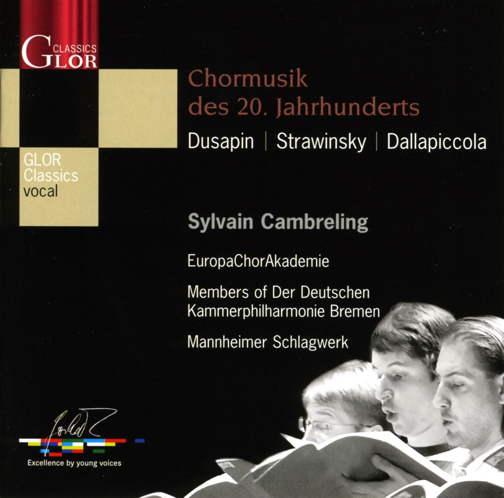 Обложка альбома «Chormusik Des 20. Jahrhunderts» — Sylvain Cambreling, Europa Chor Akademie, Bremen Deutsche Kammerphilharmonie Wind Soloists & Mannheimer Schlagwerk