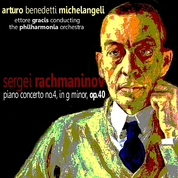 Обложка альбома «Rachmaninov: Piano Concerto No. 4 In G Minor» — Arturo Benedetti Michelangeli, Philharmonia Orchestra & Ettore Gracis