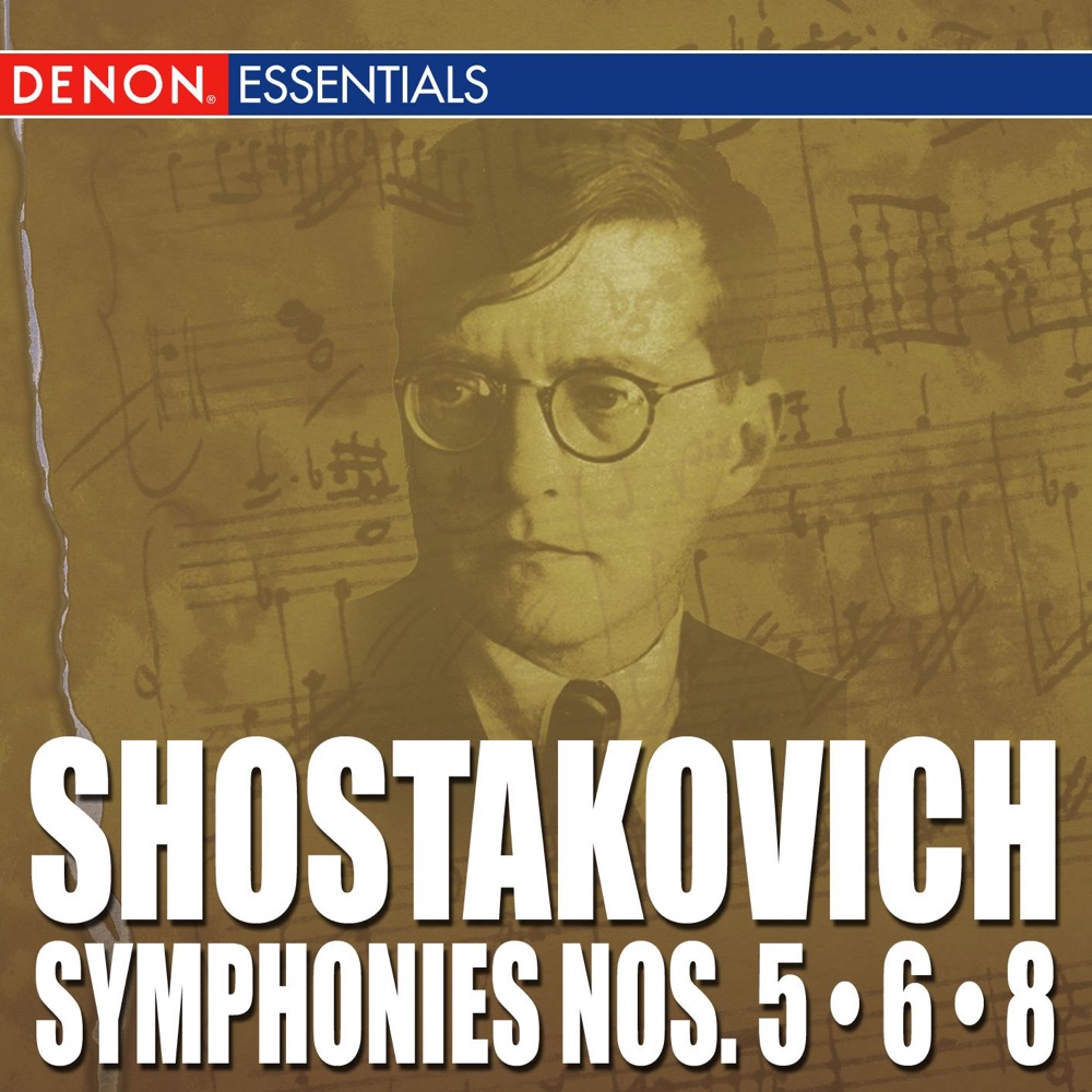 Обложка альбома «Shostakovich: Symphonies Nos. 5, 6 & 8» — Leningrad Philharmonic Symphony Orchestra & Yevgeny Mravinsky