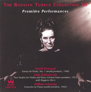 Rosalyn Tureck Collection III: Première Performances