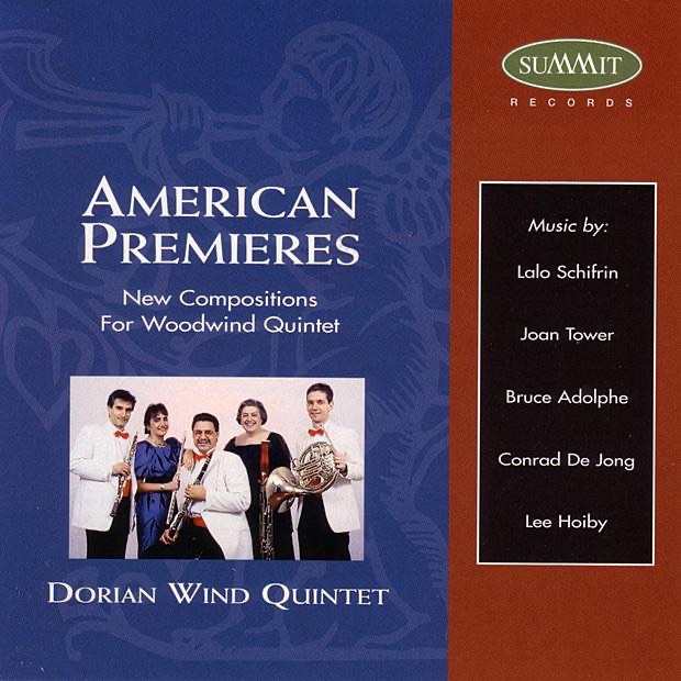 Обложка альбома «Dorian Wind Quintet - American Premiers» — Dorian Wind Quintet