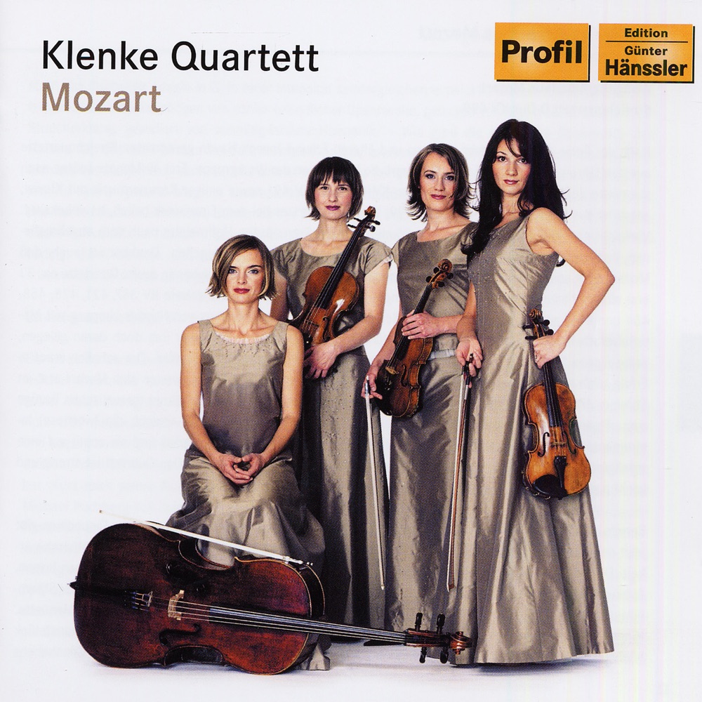 Обложка альбома «Mozart, W.A.: String Quartets Nos. 20, 21» — Klenke Quartet