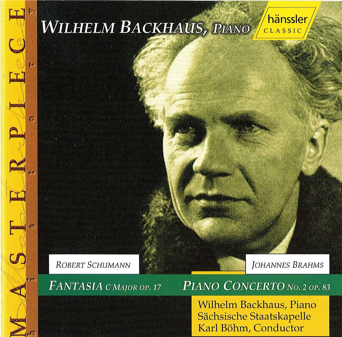 Brahms: Piano Concerto No. 2 - Schumann: Fantasia In C Major (1939, 1937) cover art