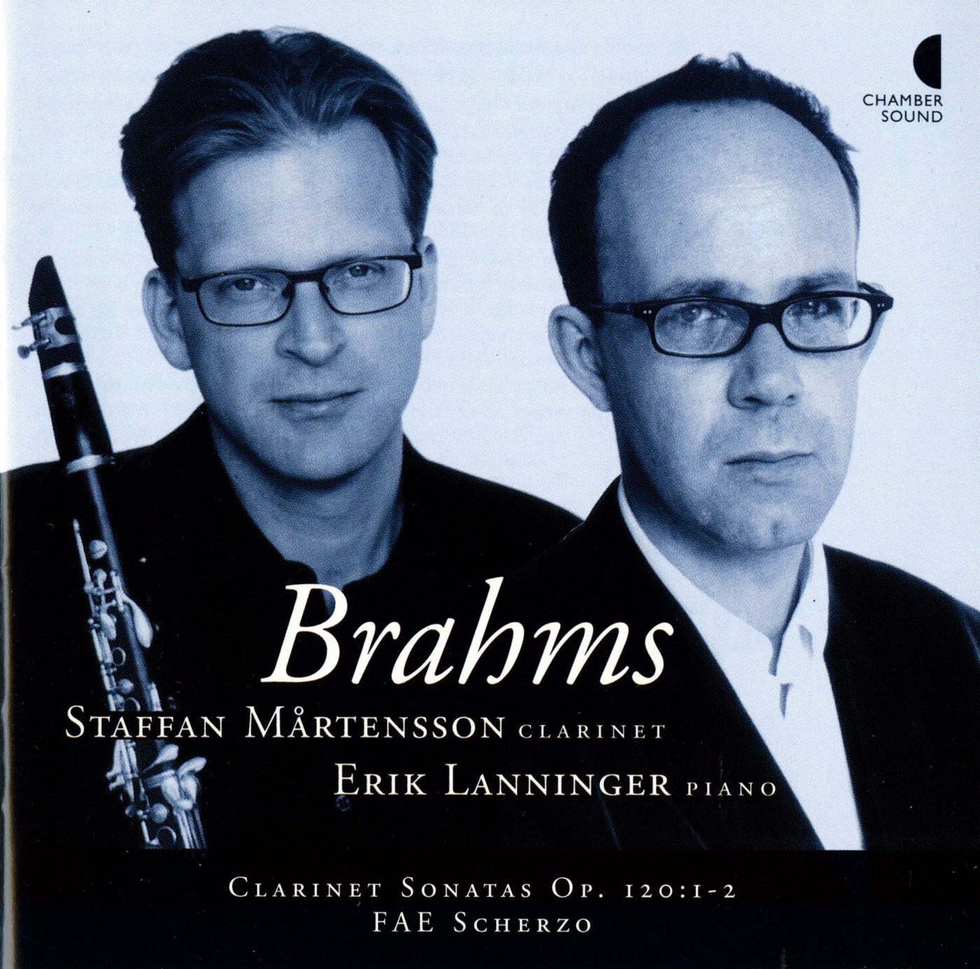 Brahms: Clarinet Sonatas by Erik Lanninger & Staffan Mårtensson album cover