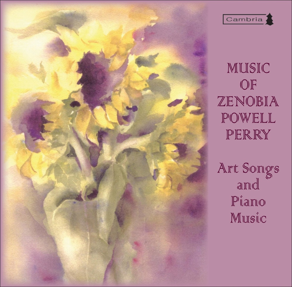 Обложка альбома «Music By Zenobia Powell Perry» — Darryl Taylor, Deon Nielsen Price, Janis-Rozena Peri, Berkeley Price, John Crotty & Joyce Catafalno