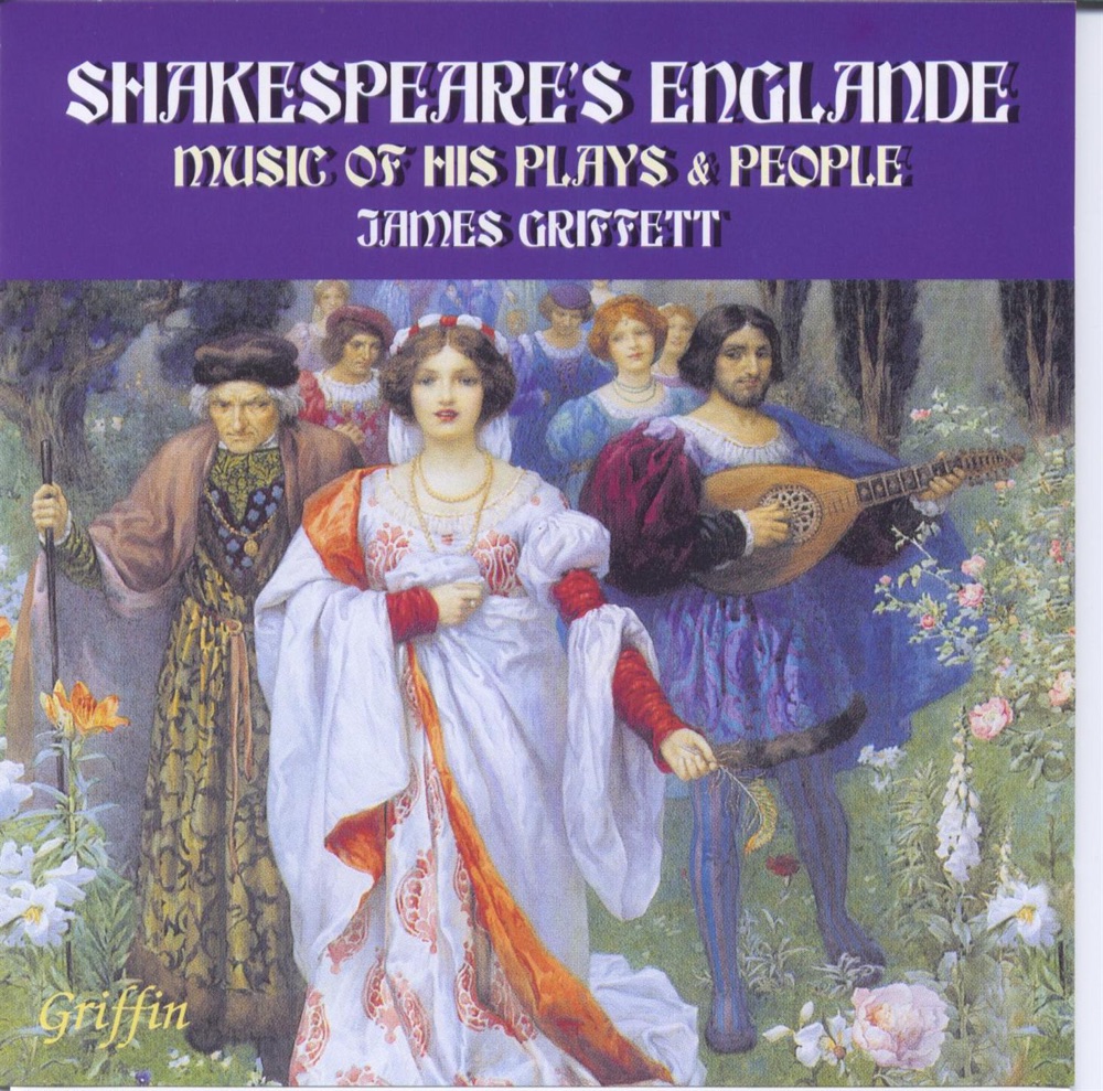Обложка альбома «Shakespeare’s Englande: Music of His Plays & People» — James Griffett, Brian Wright, English Consort of Viols & Nicholas McGegan