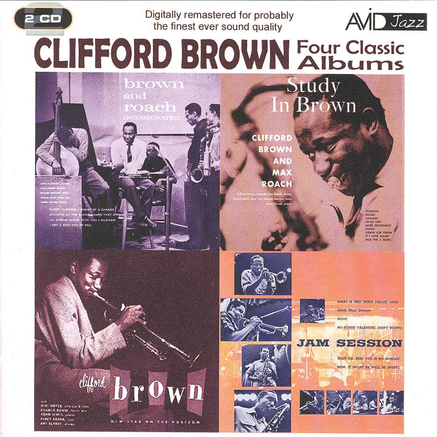 Four Classic Albums (Brown And Roach Inc / Jam Session / Study In Brown / New Star On The Horizon) (Digitally Remastered)