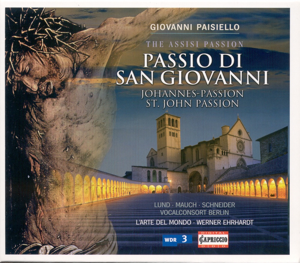 Обложка альбома «Paisiello: Passio Di San Giovanni» — Monika Mauch, Werner Ehrhardt & l’arte del mondo