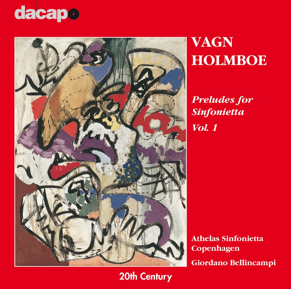 Обложка альбома «Holmboe: Preludes for Sinfoniettas» — Athelas Sinfonietta Copenhagen & Giordano Bellincampi