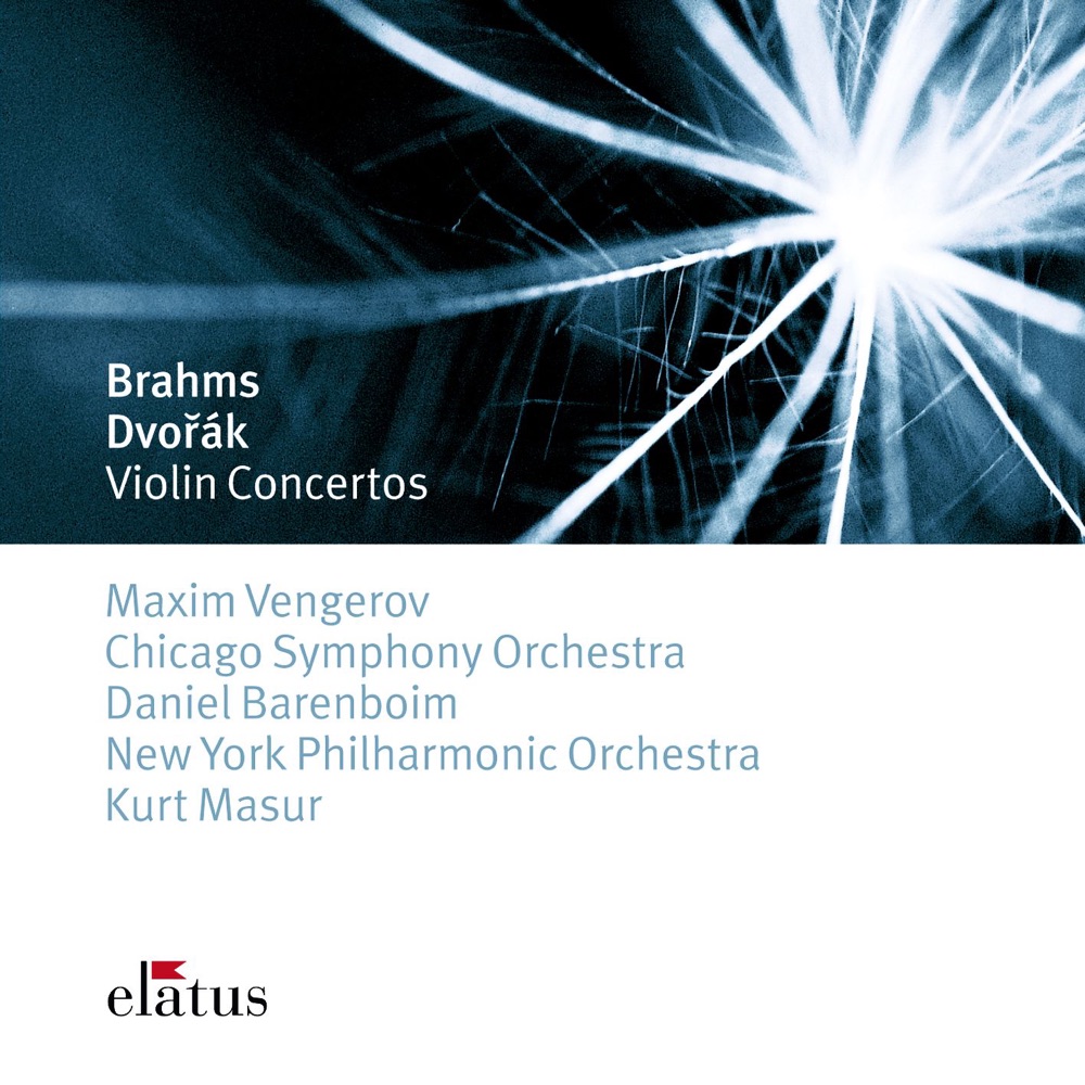 Обложка альбома «Dvorák: Violin Concerto / Brahms: Violin Concerto» — Chicago Symphony Orchestra & Maxim Vengerov