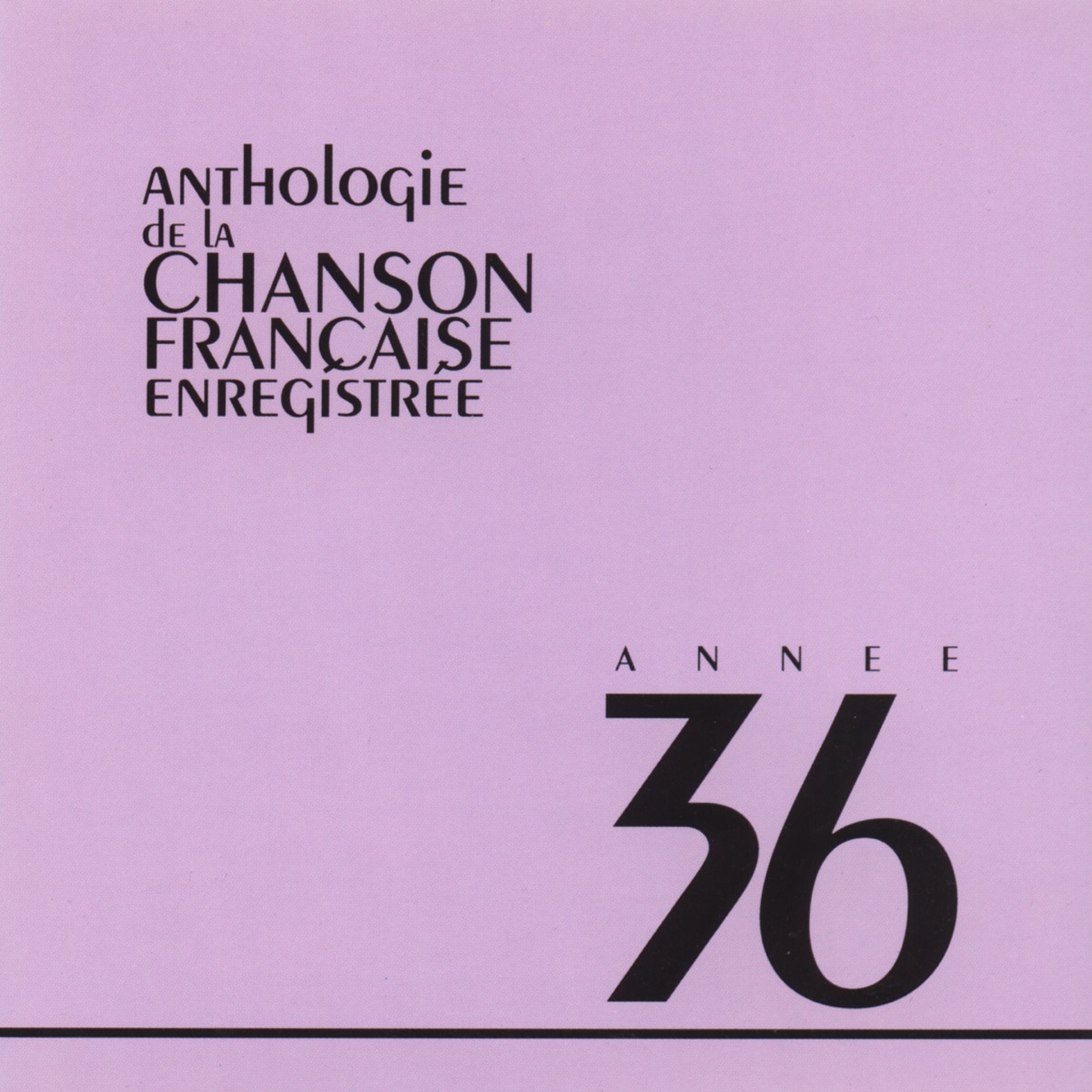 1935-1940 ANTHOLOGIE DE LA CHANSON FRANÇAISE (manufacturer_name