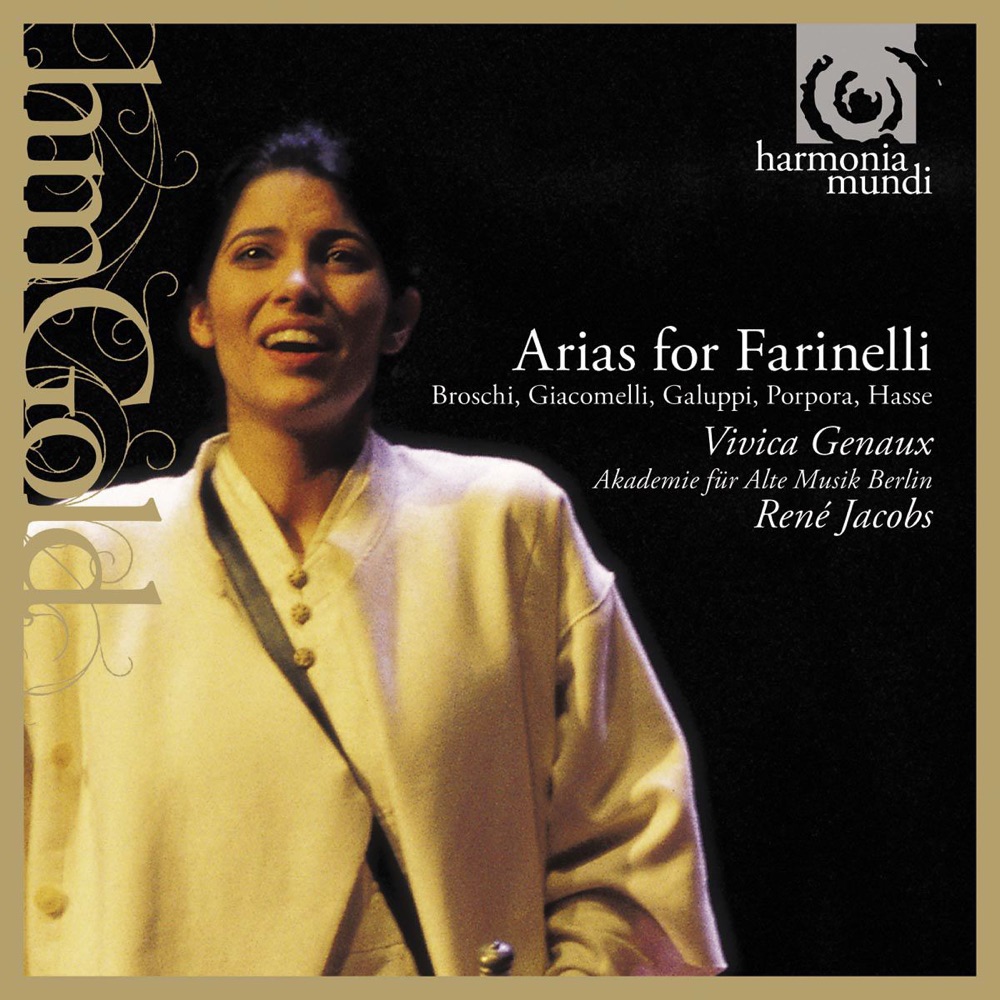 Обложка альбома «Arias for Farinelli» — Vivica Genaux, René Jacobs & Akademie für Alte Musik Berlin