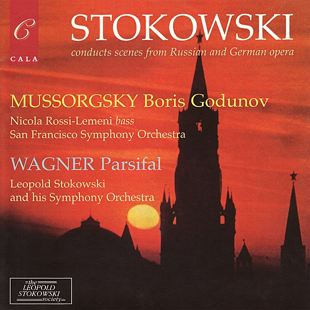 Обложка альбома «Mussorgsky: Boris Godunov - Wagner: Parsifal» — Leopold Stokowski, Nicola Rossi-Lemeni, San Francisco Symphony, San Francisco Opera Chorus & Leopold Stokowski's Symphony Orchestra