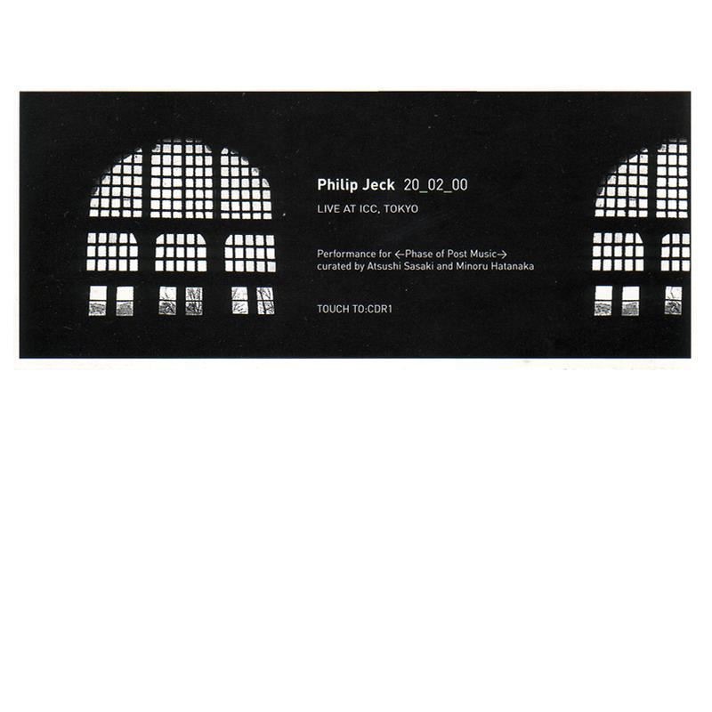 Обложка альбома «Live At ICC, Tokyo» — Philip Jeck